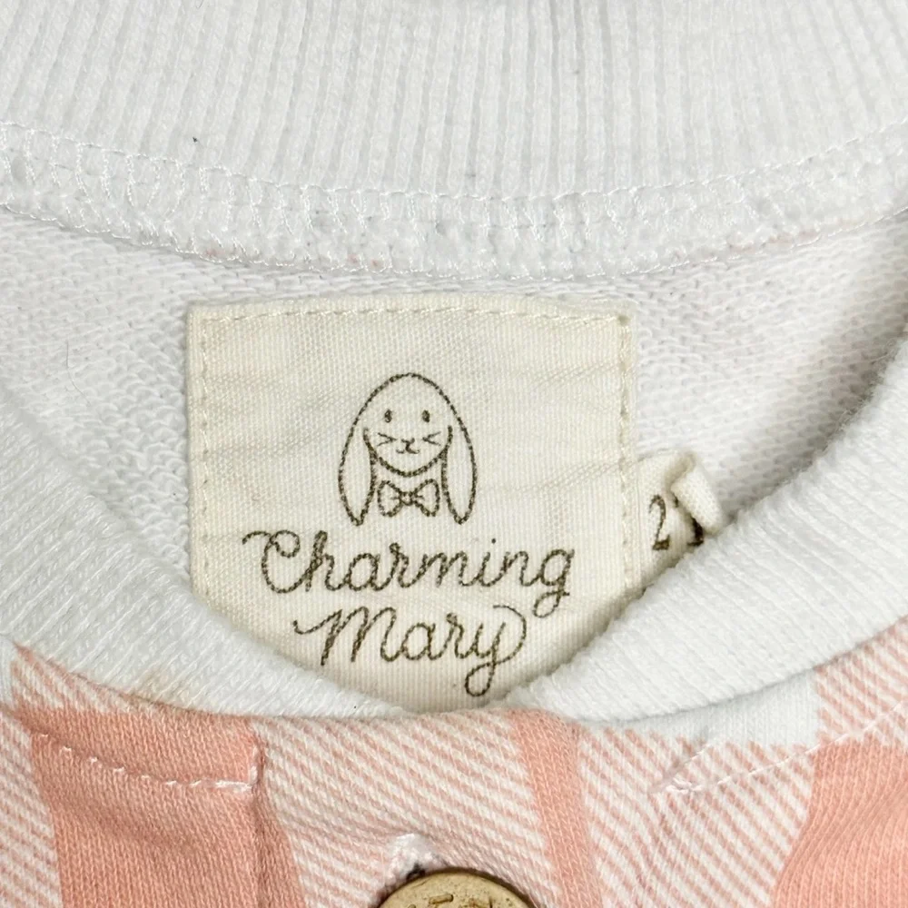 Charming Mary Checkered Romper‎